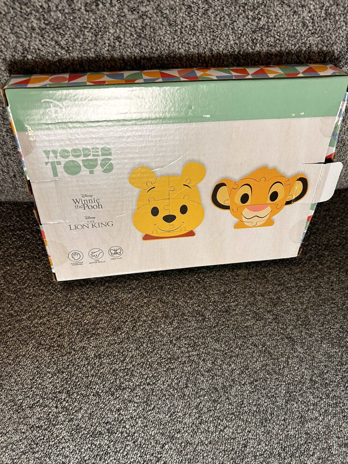 Disney Winnie The Pooh and Simba Wooden puzzle
