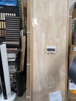 Hampton Bay Hevea Butcher Block Countertop 74x25