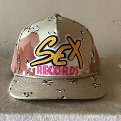 Chrome Hat Hearts Camo Yellow Pink Sex Records Cap