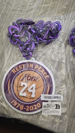 Oversized KOBE pendant. 7"