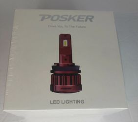 Posker H13 LED Headlight Bulbs 6500K