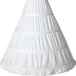 Custom Wedding Crinoline 5ft6 Hollow Hem 58"