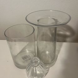 Glass vases