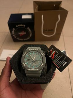 Casio G-Shock Ana-Digi Watch Gray Teal