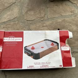 Tabletop Air Hockey  