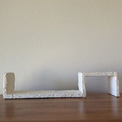 Unique Plaster Decorative Shelf