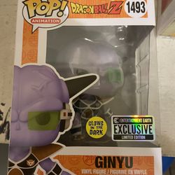 Funko Pop! Dragon Ball Z Ginyu Glow-in-The-Dark Vinyl Figure #1493