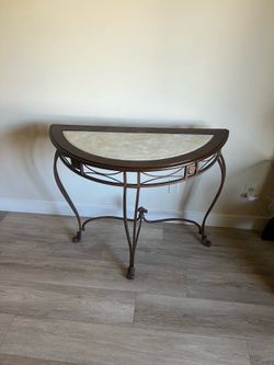Half Moon End Table
