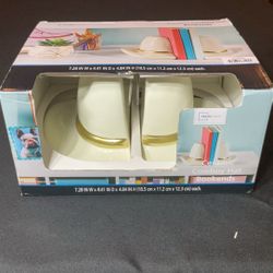 Ceramic Cowboy Hat Bookends