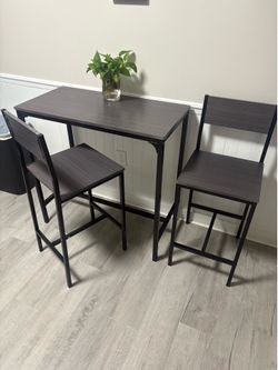 High top table & chair