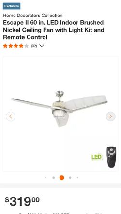 New Indoor/Outdoor Ceiling Fan  NEW IN BOX