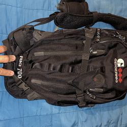 Geigerrig Rig 700 Black Ballistic Nylon Backpack New With Hydration Bag