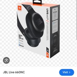 JBL Tune 770NC Bluetooth Wireless Over-Ear Headphones - Black
