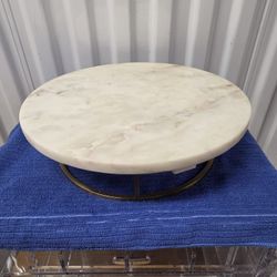 CB2 2 Tier Marble Stand