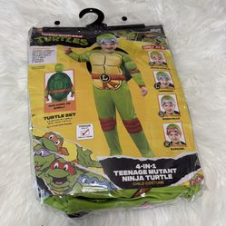 New! Ninja Turtle Costume *4T 