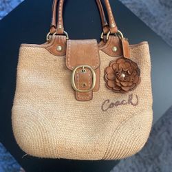 Coach Bleecker Straw Tote bag