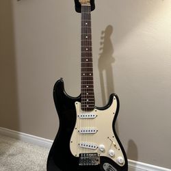 Customized Fender Squier Stratocaster 2000 Special Edition Guitar (CAE serial number) Black