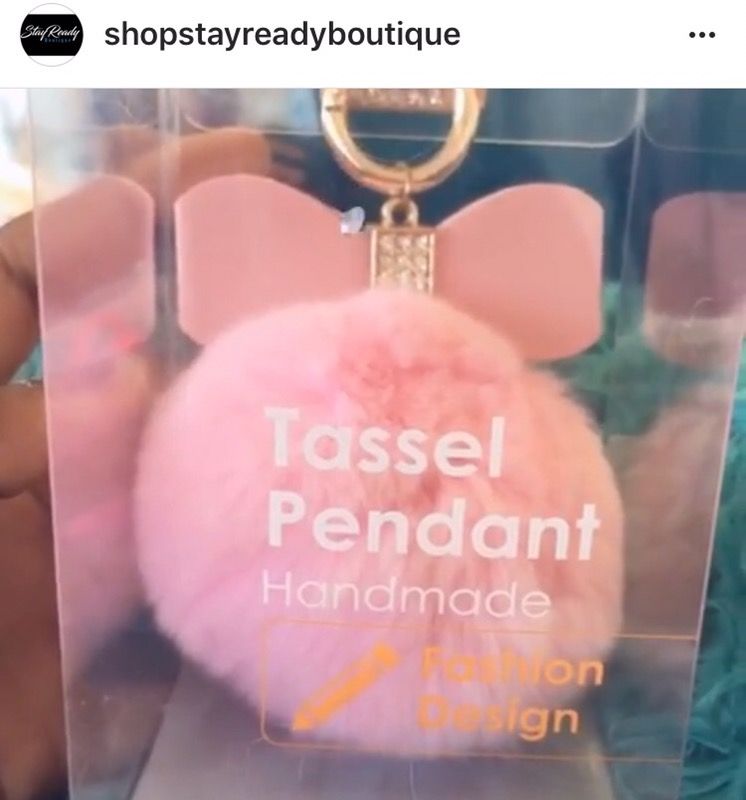 Fur Ball Phone Pendant