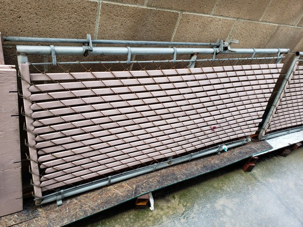 Locking Chain Link Gate