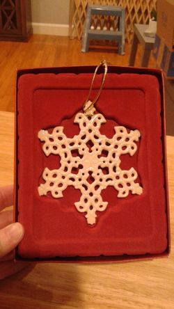 Lenox Snow Fantasies Snowflake Ornament