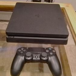 Mint PS4 Console and Controller