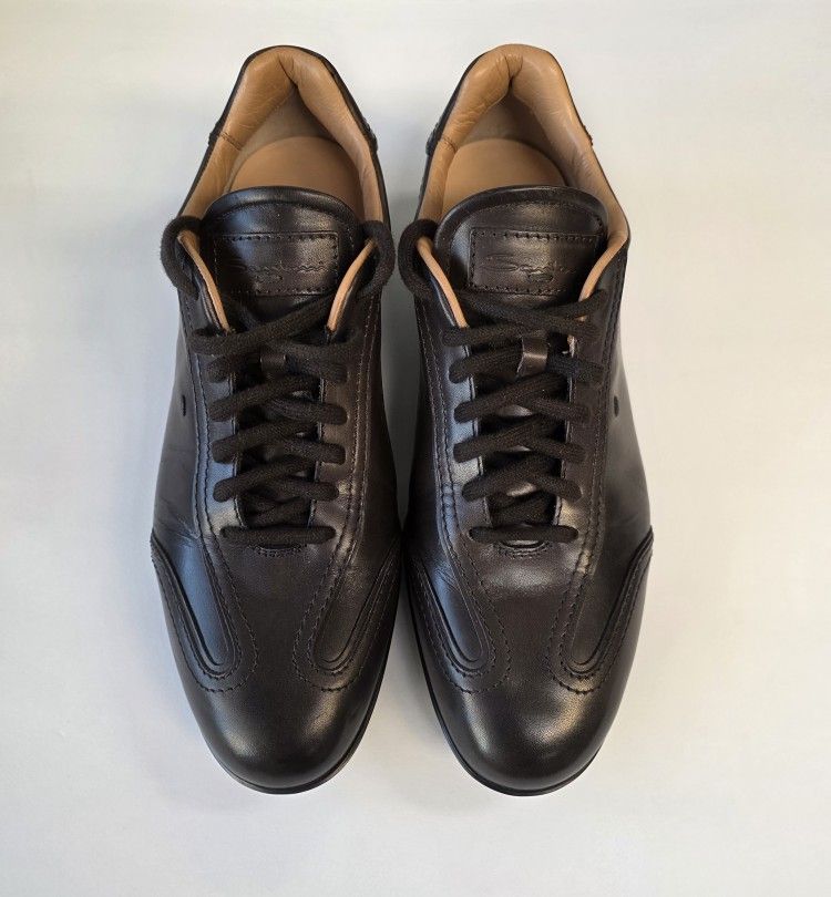 Santoni Leather Sneakers - Made in Italy