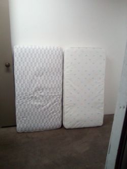 Crib Or Toddler Mattress $30 Each Like New Rainbow/Charleston Cash Only 