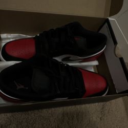 Nike Air Jordan 1 Lows (Red/White/Black)