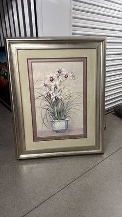 Floral Canvas picture Frame Large Wall Decor