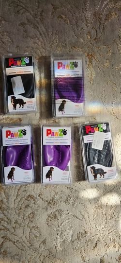 5 Boxes Plus Some Loose Protex PAWZ Rubber Dog Boots
