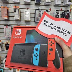 Nintendo Switch V2 Gaming Console New Handheld  - PAYMENTS AVAILABLE With $1 DOWN - NO CREDIT NEEDED