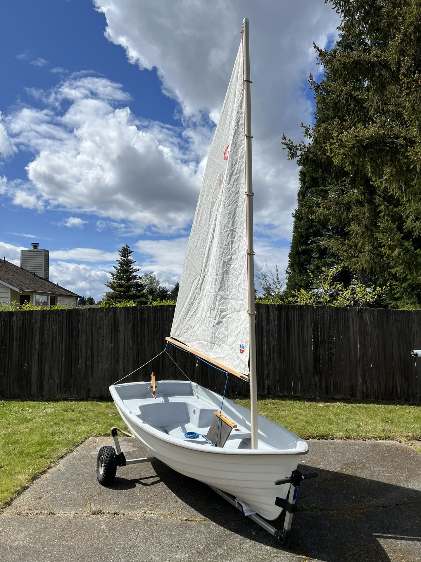 Gig Harbor Boat Works 9.5 Captain’s Gig Sailboat & Rowboat