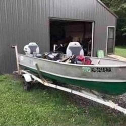 14ft Aluma Craft V-bottom Boat 