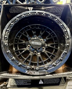New:  METAL FX Slayer Beadlock Wheels & TENSOR 33x10-15 Regulator 2 Tires For UTV SXS (We Finance)