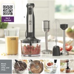 Princess House 4-IN-1 Immersion Blender