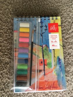 Water Colors And Sketch Book