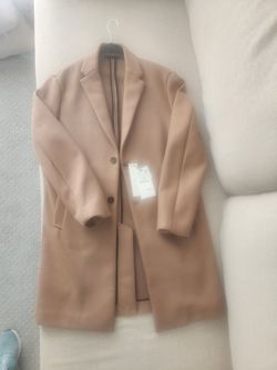 Mens Caramel Pea Coat from Zara