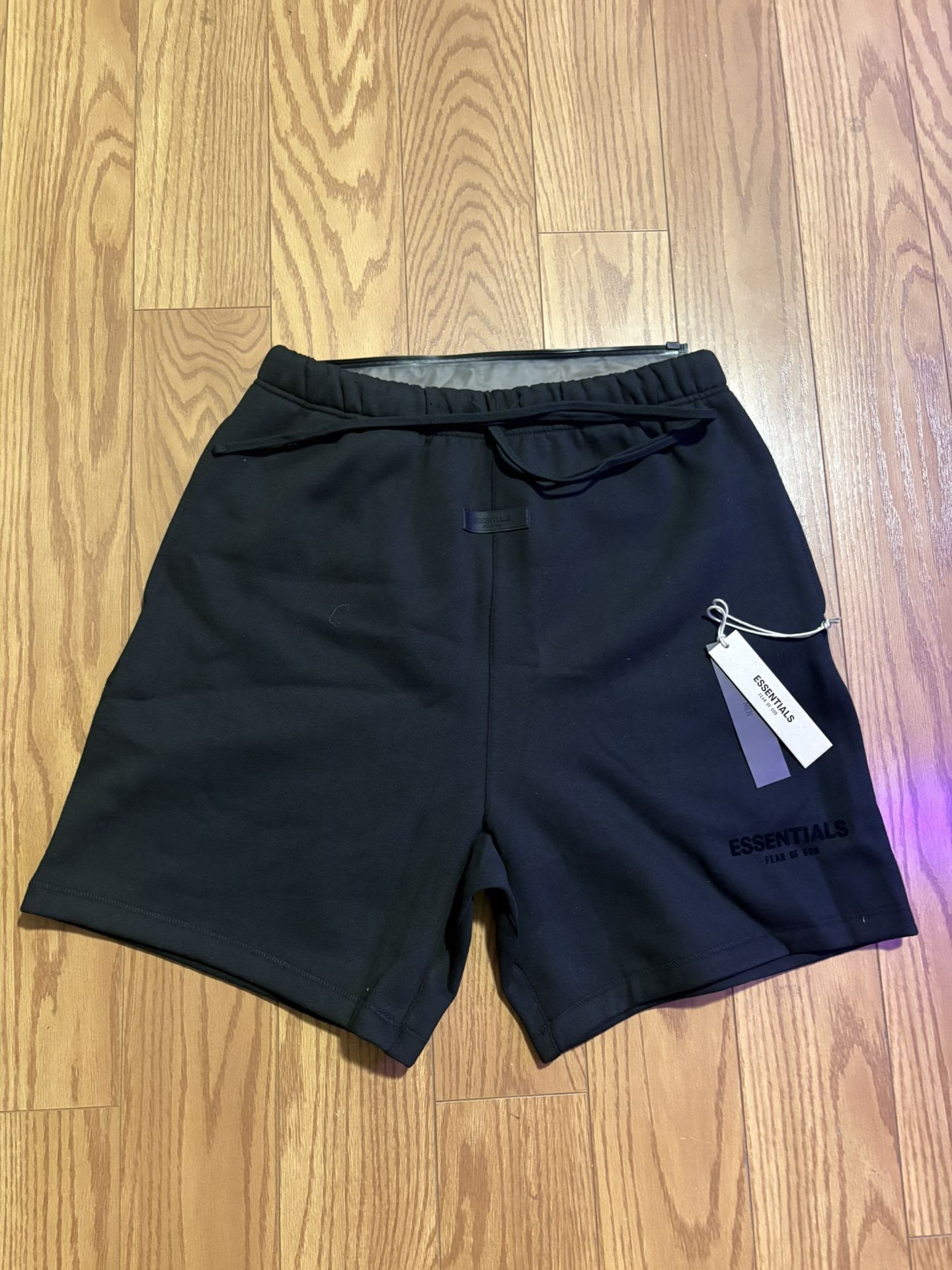 Essentials Black Shorts