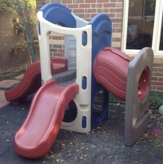 Little Tikes Slide & Hide Tower Climber with 2 Slides