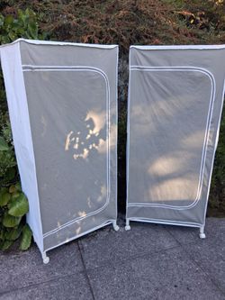 Canvas wardrobes / storage