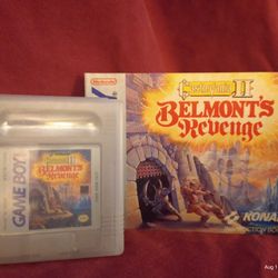 Belmont's Revenge Gameboy Game 
