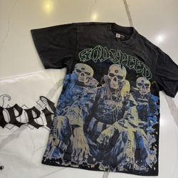 Black Skeleton Crew Godspeed Shirt 