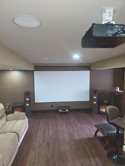 120" High Resolution Fixed  Projection Screen