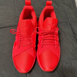 Women’s Red Puma Trainers 