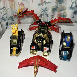 1994 Mighty Morphin Power Rangers Thunder Megazord (Assault Team/Red Dragonzord)