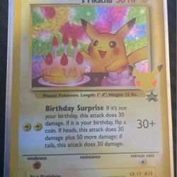 Birthday Pikachu 