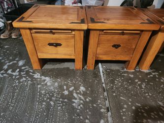 2 night stands and 1 side table
