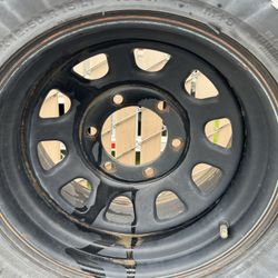 Off Road Rims and Tire Of 1991 Toyota Land Cruiser 