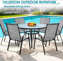 7 pcs new patio table set