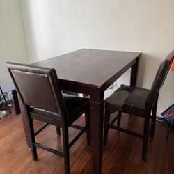 Bar Height Table - $50 OBO with 2 Free Chairs